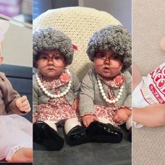 Charming costumes for the baby during Halloween party